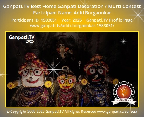 Aditi Borgaonkar Ganpati 2025
