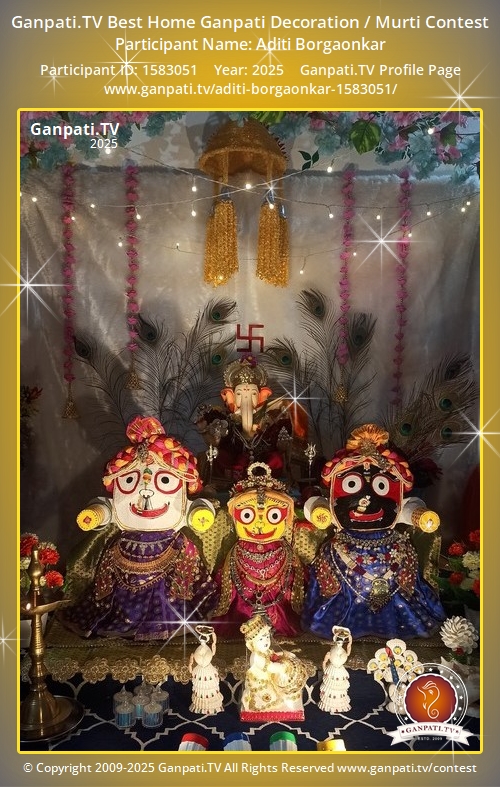 Aditi Borgaonkar Ganpati 2025