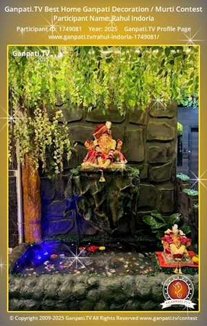 Rahul Indoria Home Ganpati Picture