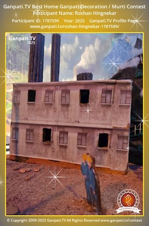 Roshan Hingnekar Home Ganpati Picture