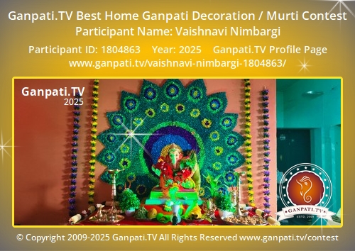 Vaishnavi Nimbargi Ganpati 2025