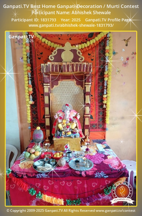 Abhishek Shewale Ganpati 2025