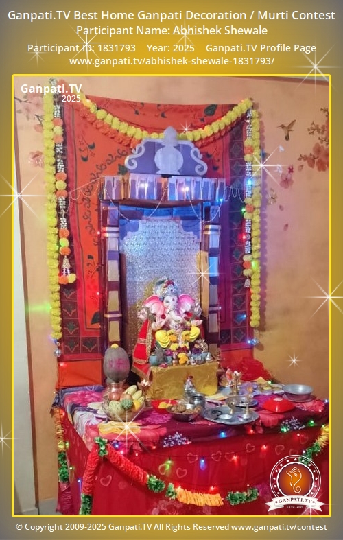 Abhishek Shewale Ganpati 2025