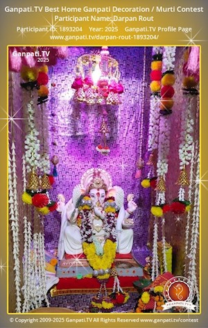Darpan Rout Home Ganpati Picture