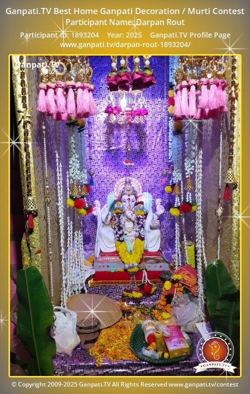 Darpan Rout Ganpati 2025