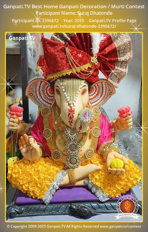 Suraj Dhatonde Ganpati 2025