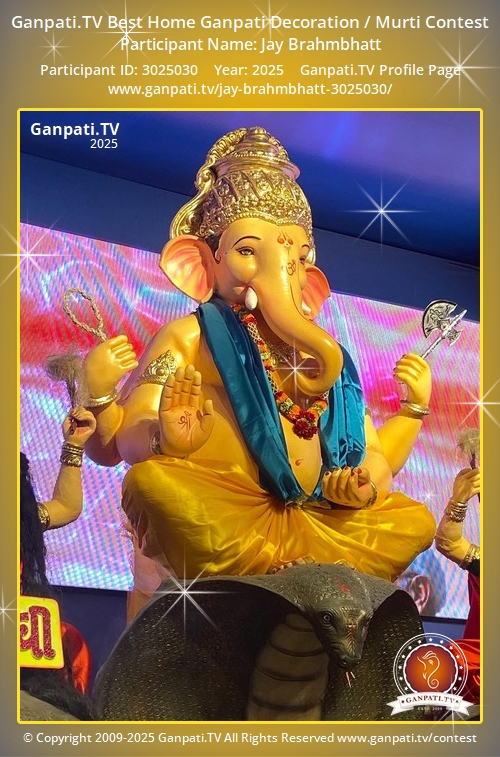 Jay Brahmbhatt Ganpati 2025