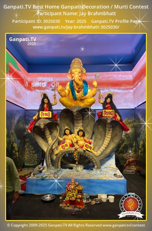 Jay Brahmbhatt Ganpati 2025