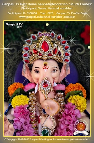 Harshal Kumbhar Home Ganpati Picture