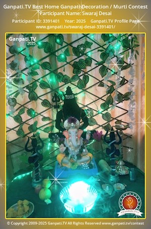 Swaraj Desai Home Ganpati Picture