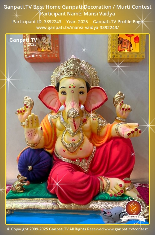 Mansi Vaidya Ganpati 2025