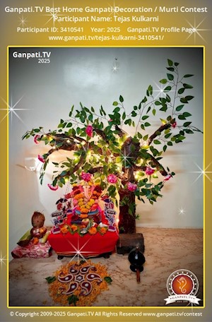 Tejas Kulkarni Home Ganpati Picture