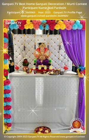 Neil Pardeshi Home Ganpati Picture