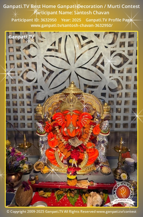 Santosh Chavan Ganpati 2025