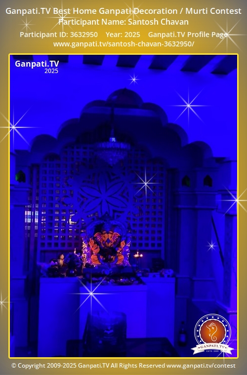 Santosh Chavan Ganpati 2025