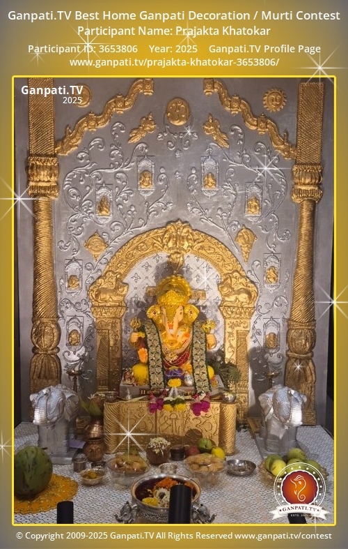 Prajakta Khatokar Ganpati 2025