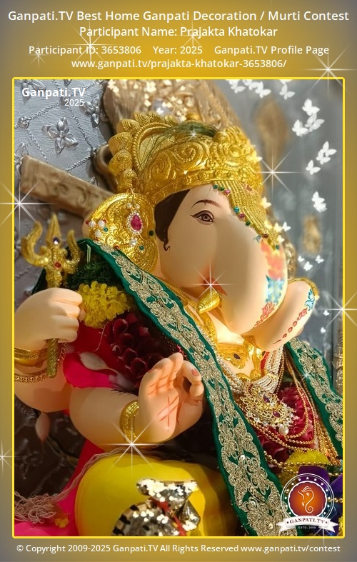 Prajakta Khatokar Ganpati 2025