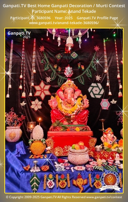 Dr Anand Tekade Ganpati 2025