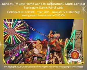 Rahul Varia Home Ganpati Picture