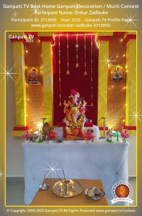 Onkar Zadbuke Ganpati 2025