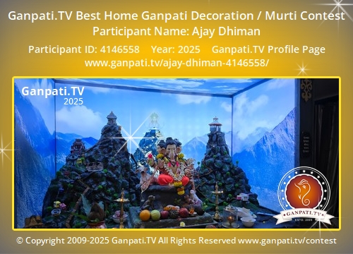 Ajay Dhiman Ganpati 2025