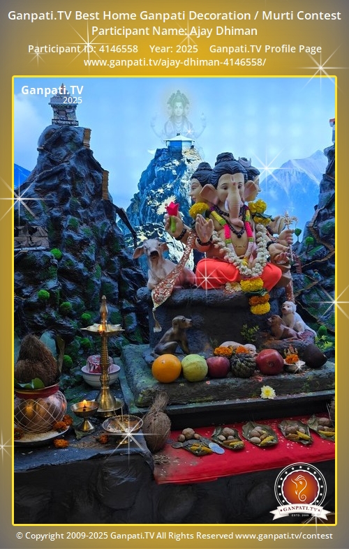 Ajay Dhiman Ganpati 2025