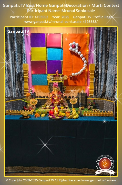 Mrunal Sonkusale Ganpati 2025