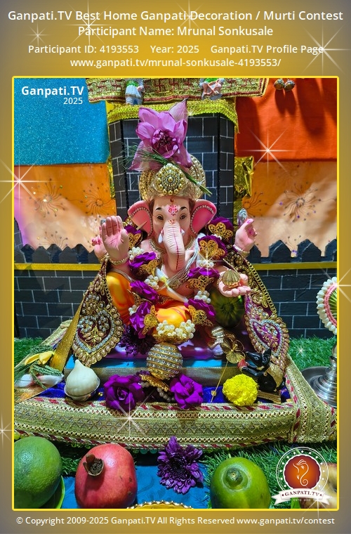 Mrunal Sonkusale Ganpati 2025
