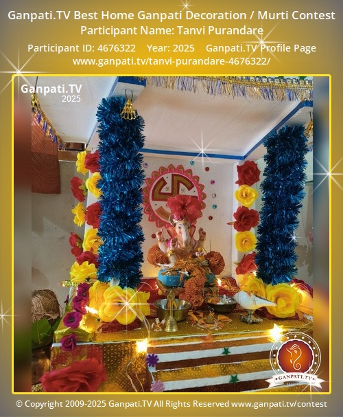 Tanvi Purandare Ganpati 2025