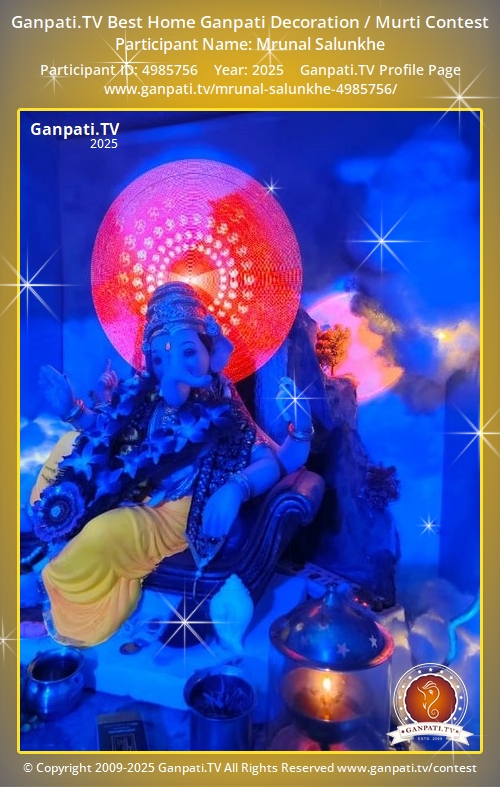 Mrunal Salunkhe Ganpati 2025