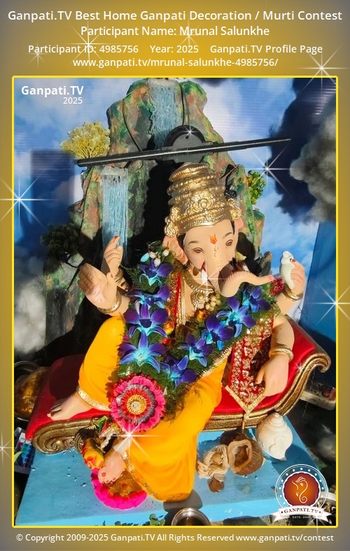 Mrunal Salunkhe Ganpati 2025