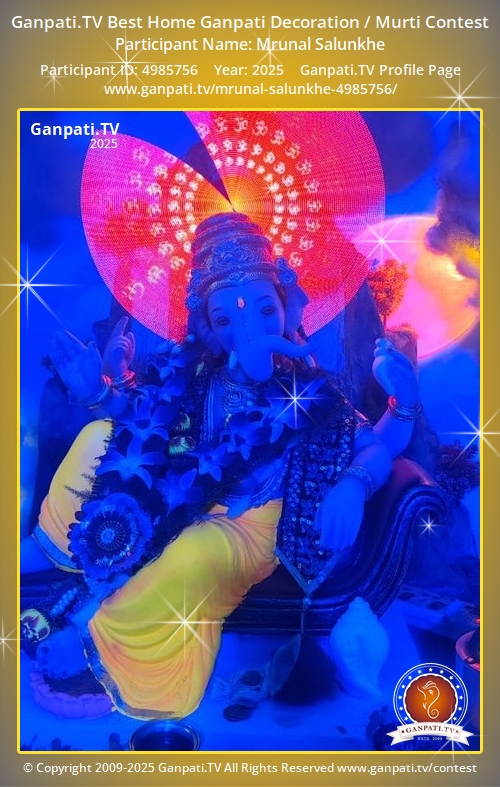 Mrunal Salunkhe Ganpati 2025