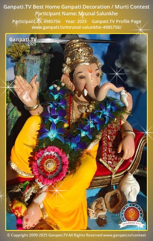 Mrunal Salunkhe Ganpati 2025