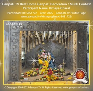 Kimaya Gharat Home Ganpati Picture