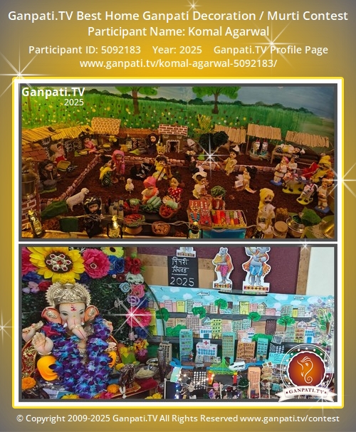 Komal Agarwal Ganpati 2025