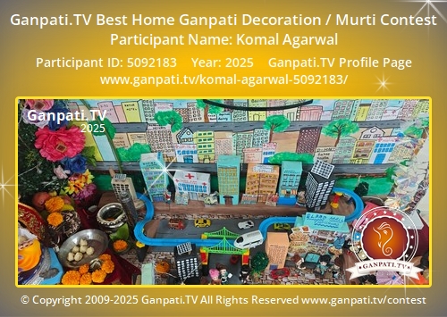 Komal Agarwal Ganpati 2025