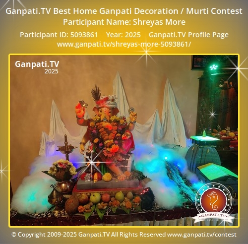 Shreyas More Ganpati 2025