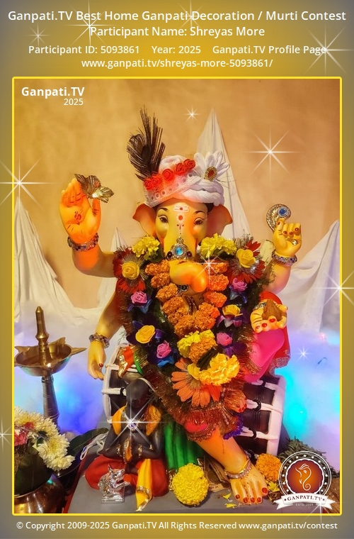 Shreyas More Ganpati 2025