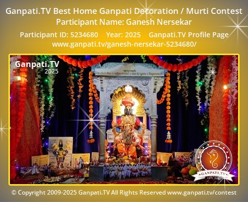 Ganesh Nersekar Ganpati 2025