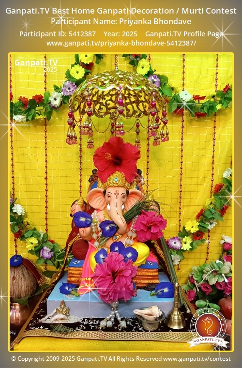 Priyanka Bhondave Ganpati 2025