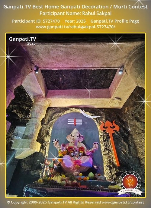 Rahul Sakpal Ganpati 2025