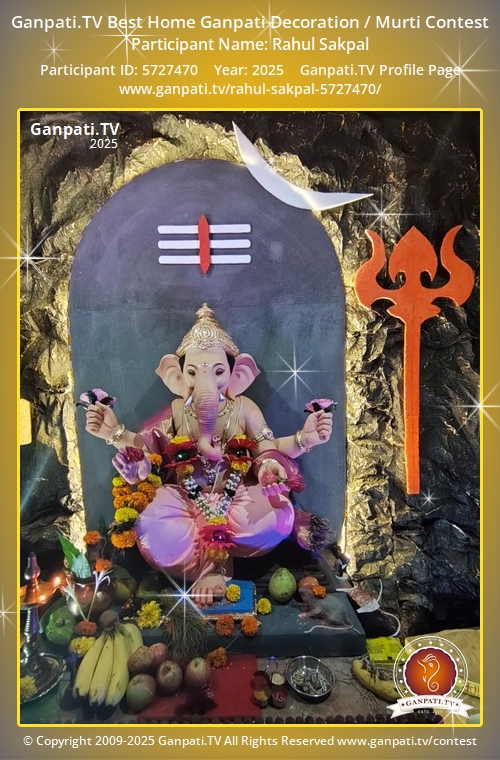 Rahul Sakpal Ganpati 2025