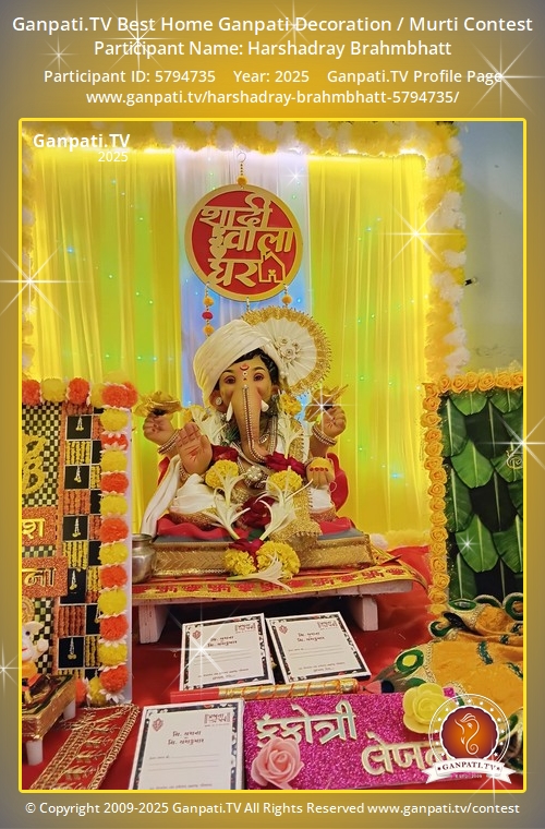 Harshadray Brahmbhatt Ganpati 2025
