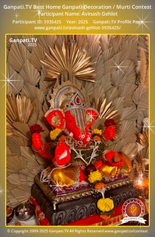 Avinash Gehlot Ganpati 2025