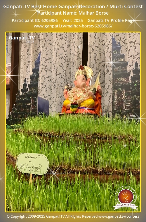 Malhar Borse Ganpati 2025