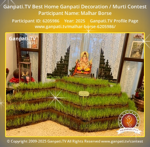 Malhar Borse Ganpati 2025