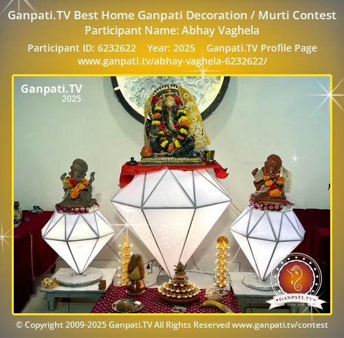 Abhay Vaghela Ganpati 2025
