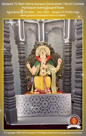 Swapnil Rane Home Ganpati Picture