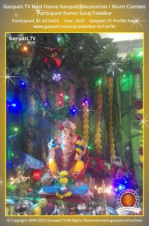 Suraj Padelkar Home Ganpati Picture