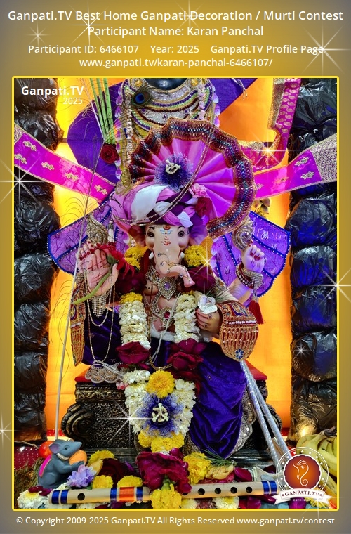 Karan Panchal Ganpati 2025